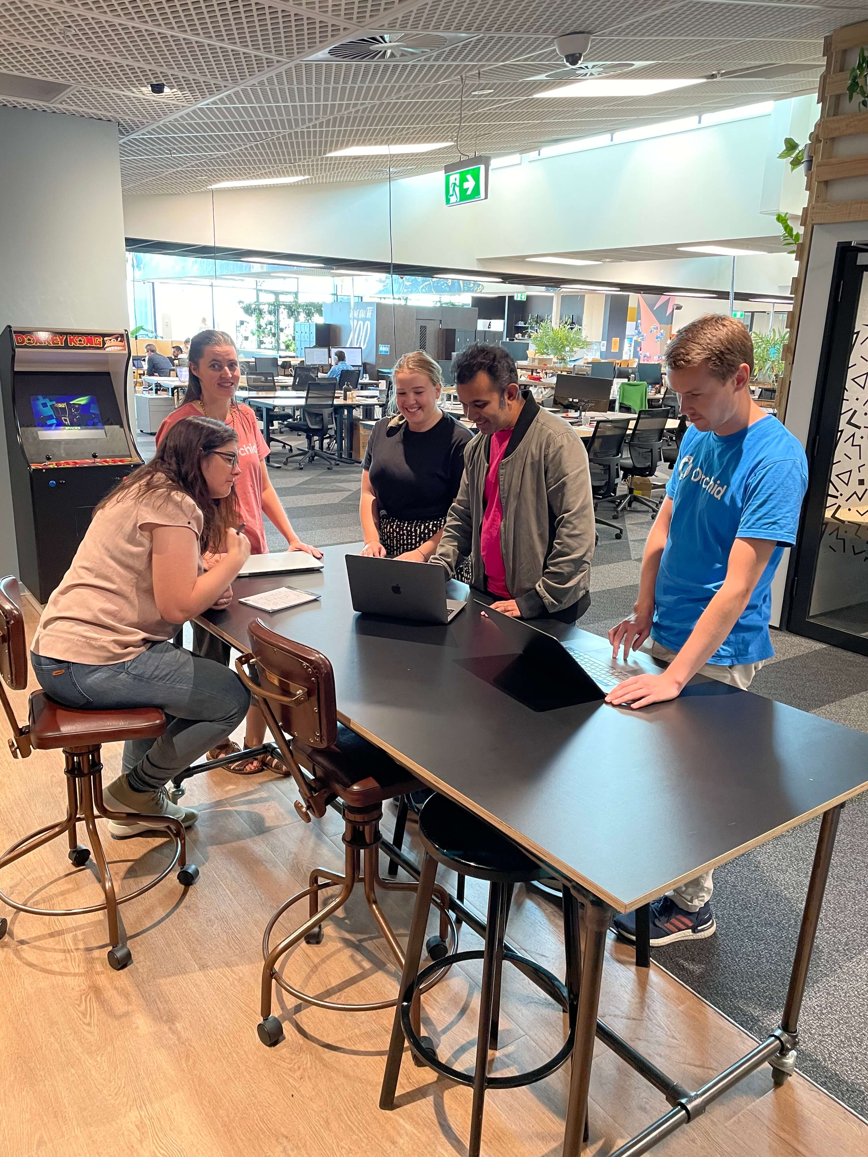 The Orchid team planning a project