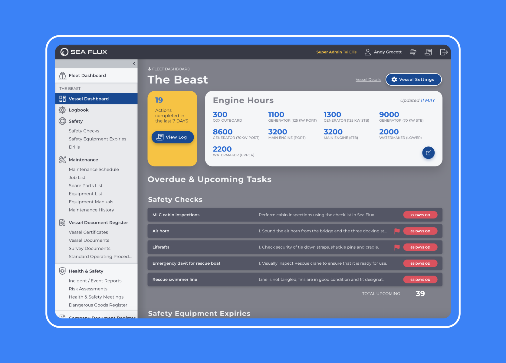 Sea-Flux vessel management platform